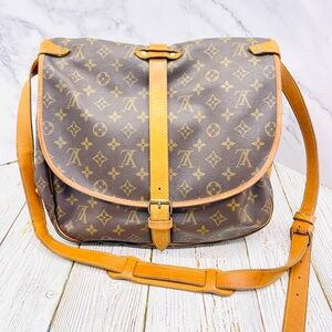 ✨ Louis Vuitton Monogram Saumur 35 Luxury Vintage– Excellent Condition ✨
